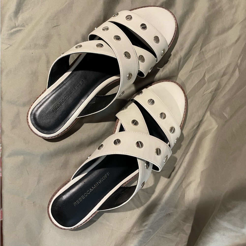 Sz 7.5 Rebecca Minkoff flat sandals
